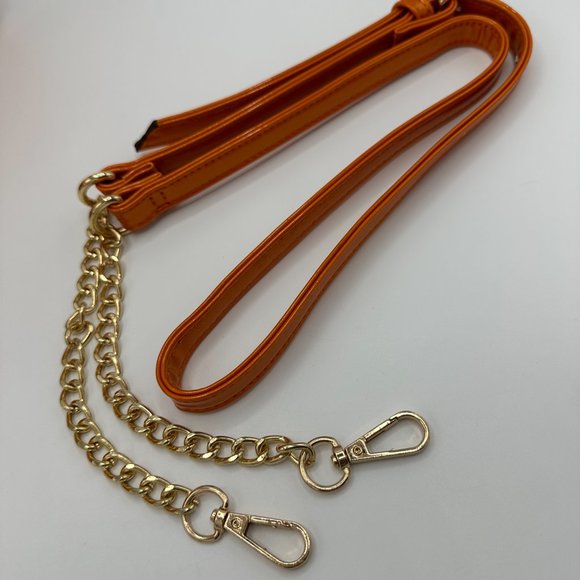 NWT Orange Metallic Brangio Italy Starry Embrace Diamond Handbag/Crossbo… - Picture 10 of 13